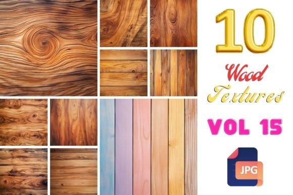 Vintage Wood Texture Set, Ranya
