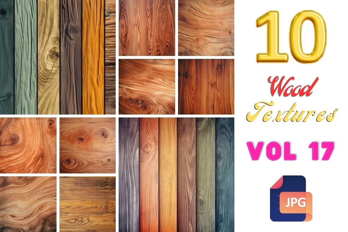 Vintage Wood Texture Set, Ranya