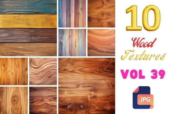 Vintage Wood Texture Set, Ranya