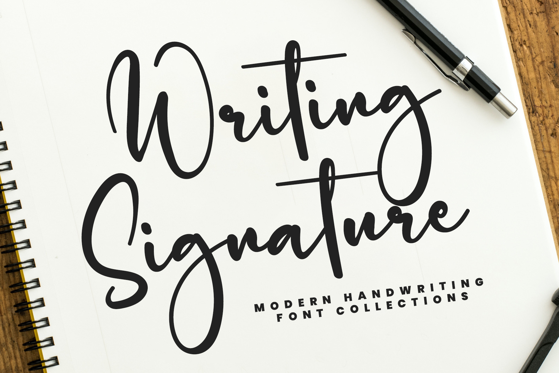 Writing Signature preview - casual handwritten signature-style script