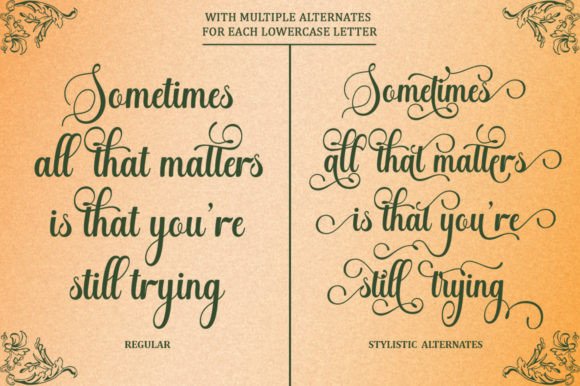 Aestetic Font - Preview 1