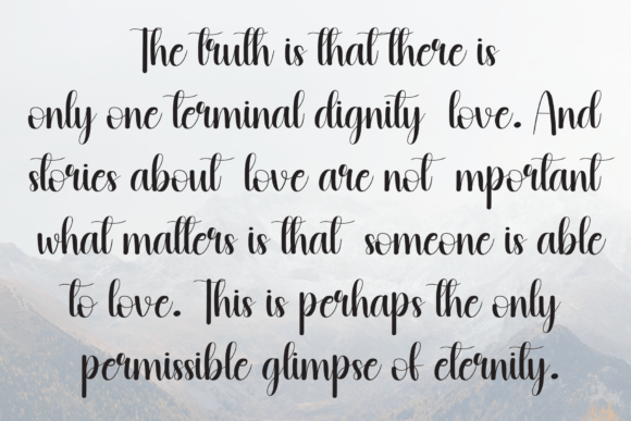Available Font - Preview 5