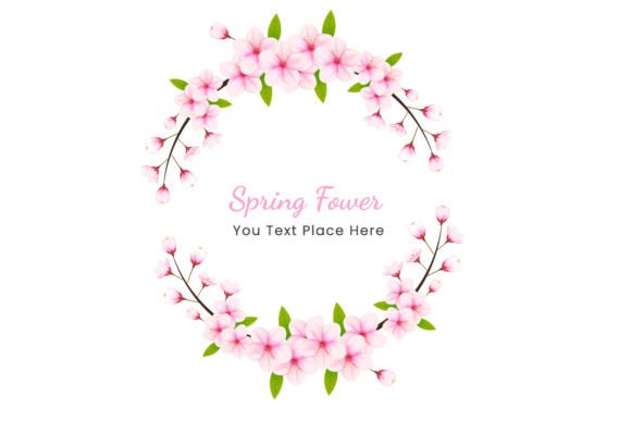 Cherry Blossom Background Graphic by Tanu · Creative Fabrica