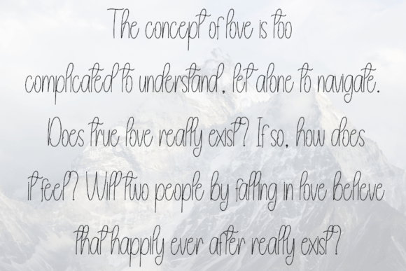 Engagement Font - Preview 5
