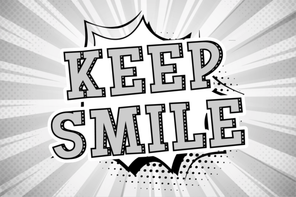 Great Comic Font PNG with transparent background - Preview 2