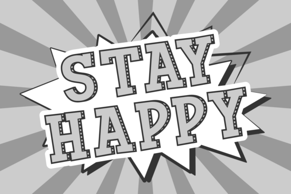 Great Comic Font PNG with transparent background - Preview 3