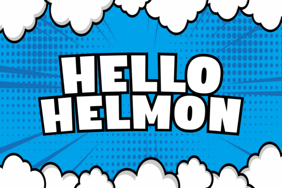 Helmon Font PNG with transparent background - Preview 2