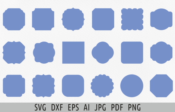 Label Shapes Svg Custom Label Svg Bundle