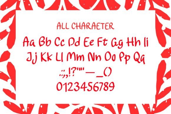 Messy Font PNG with transparent background - Preview 3