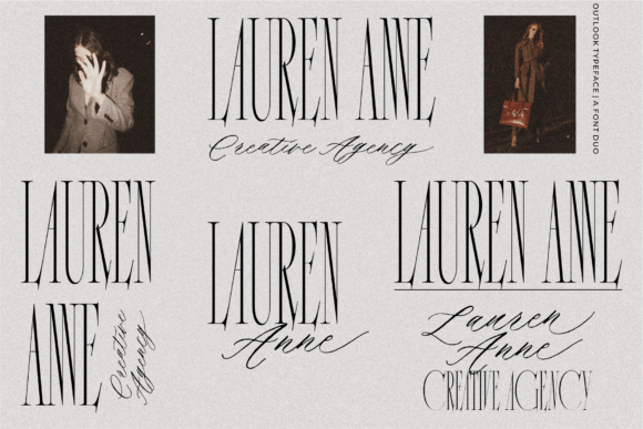 Outlook Font Duo Font PNG with transparent background - Preview 2