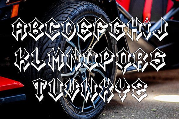 Schmitt Font PNG with transparent background - Preview 1