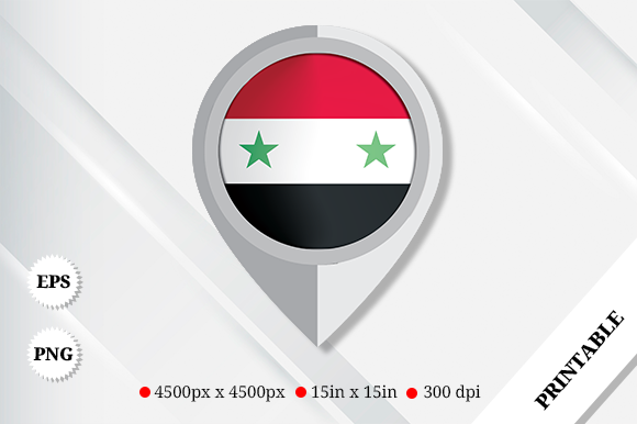 Syria Location Icon Graphic by Rahallus Ntx · Creative Fabrica