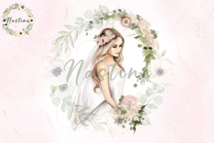 Bride Watercolor Clipart Graphic by Nastine · Creative Fabrica