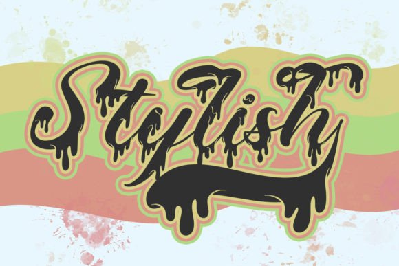 Drip Style Font - Preview 3