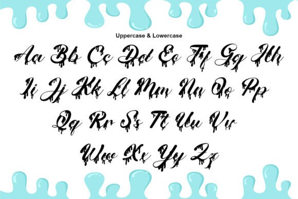 Drip Style Font - Preview 6