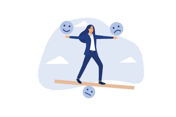 Emotional Intelligence, Balance Emotion Grafica Illustrazioni Stampabili Di alwi.chabib