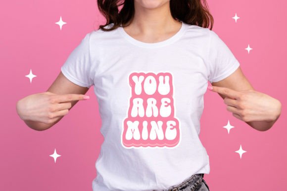 Lovely Groovy Font PNG with transparent background - Preview 2