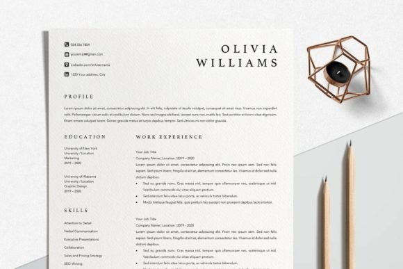 Resume Template Word Executive