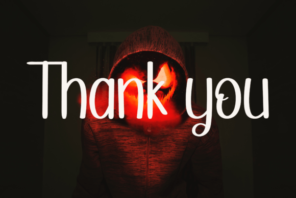 Scary Font PNG with transparent background - Preview 5