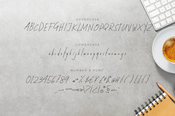 Amandave Signature Font - Preview 1