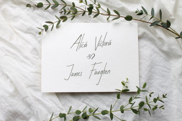 Amandave Signature Font - Preview 6