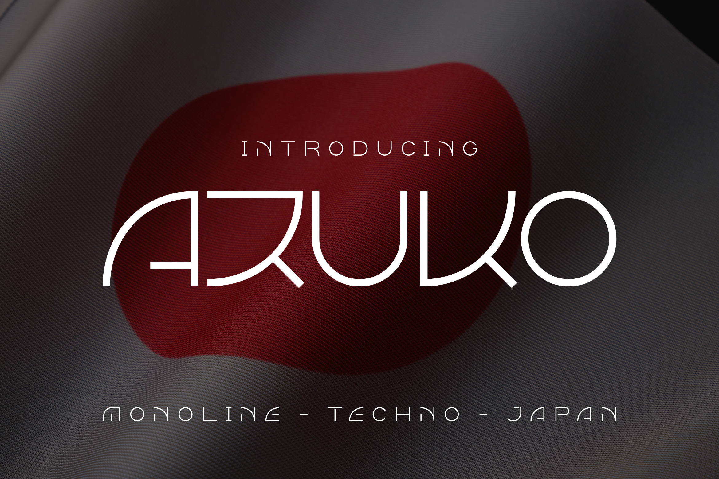 Azuko Techno Font by ponuppo · Creative Fabrica