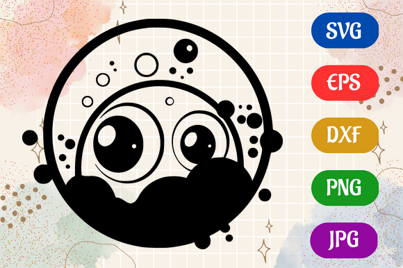 Babble | Black SVG Vector Silhouette 2D Graphic by Creative Oasis ...