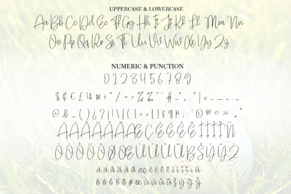 Baseball Font - Preview 6