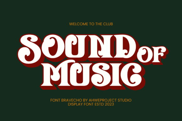 Bravecho Font - Preview 1