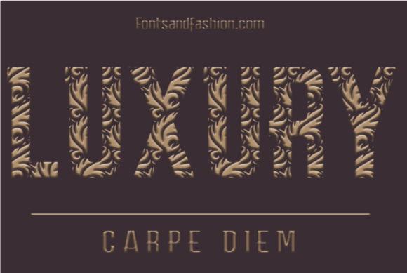 Carpe Diem Luxury Font - Preview 1