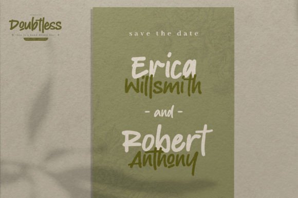 Doubtless Font - Preview 3