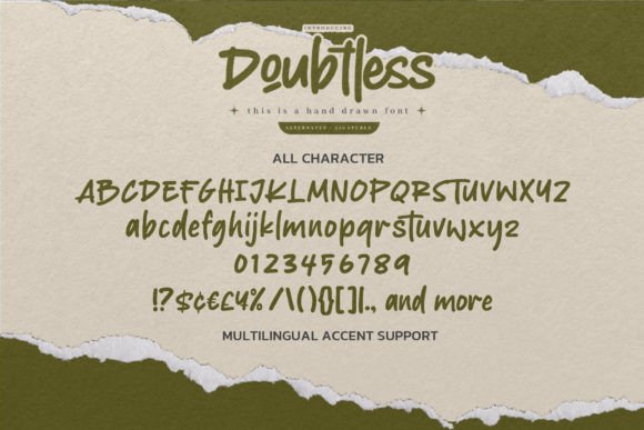 Doubtless Font - Preview 5
