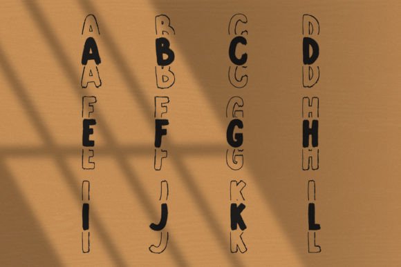 Drybrush Font - Preview 1