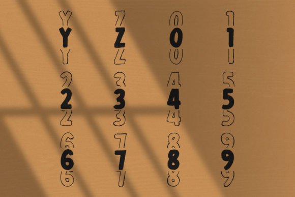 Drybrush Font - Preview 3