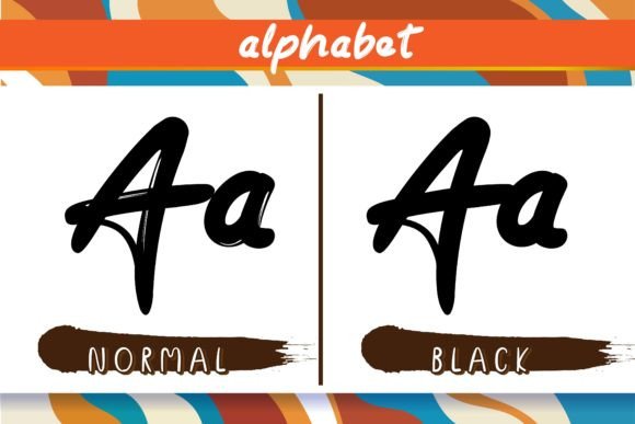 Flickie Font PNG with transparent background - Preview 5