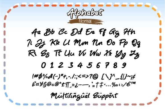 Flickie Font PNG with transparent background - Preview 6