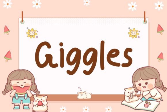 Giggles Font - Preview 4