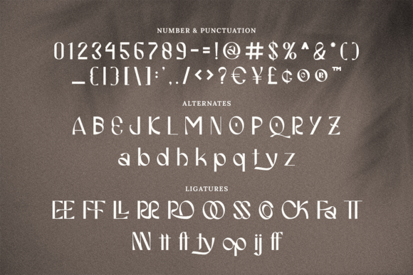 Greenos Font PNG with transparent background - Preview 6