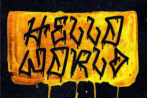 Hustler Blood Font - Preview 1