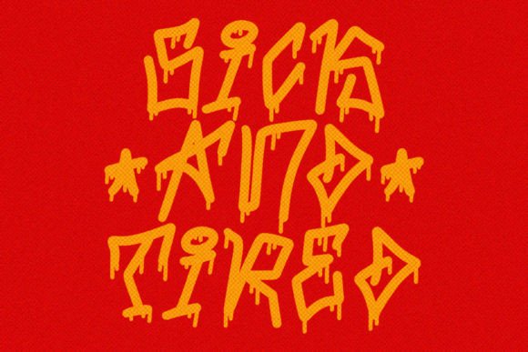 Hustler Blood Font - Preview 5