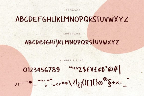 Jellybean Jive Font PNG with transparent background - Preview 1