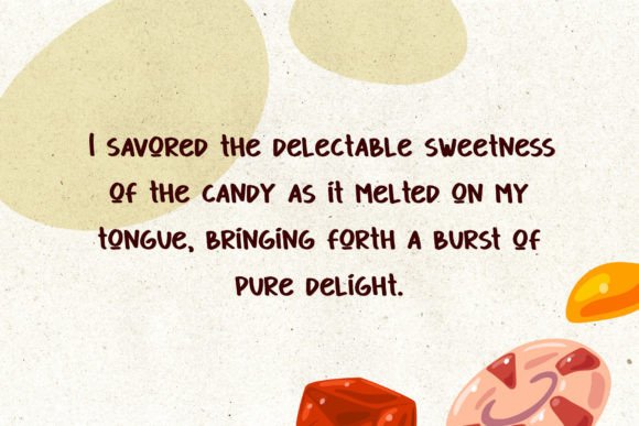 Jellybean Jive Font PNG with transparent background - Preview 2
