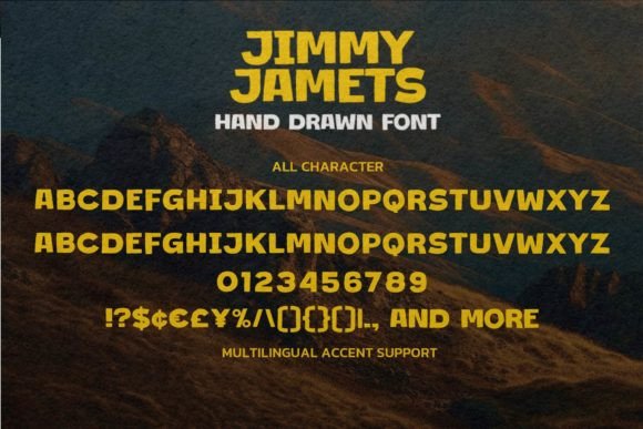 Jimmy Jamets Font - Preview 5