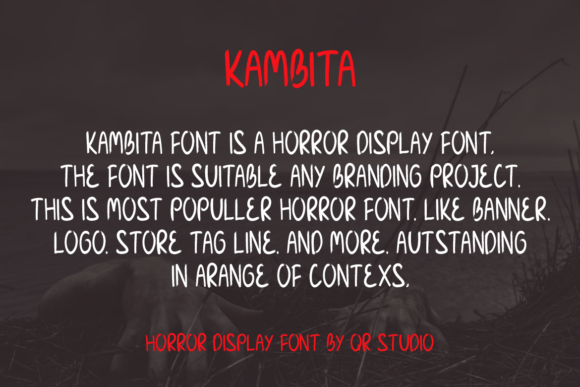 Kambita Font - Preview 3