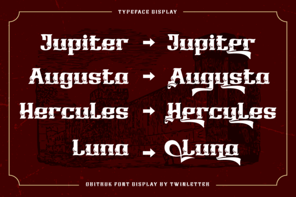Obitruk Font PNG with transparent background - Preview 2