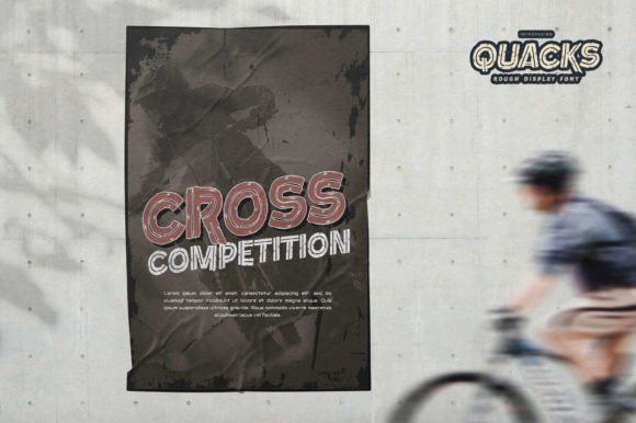 Quacks Font PNG with transparent background - Preview 3