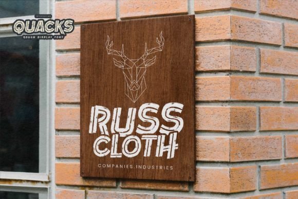 Quacks Font PNG with transparent background - Preview 6