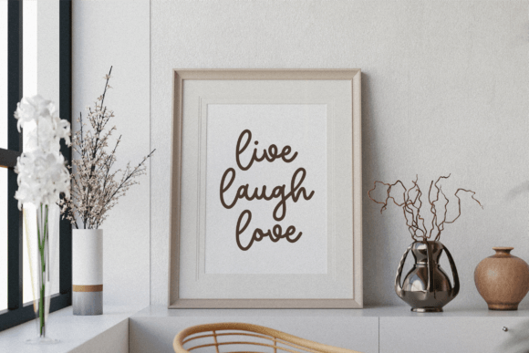 Ruseline Font font preview - 6