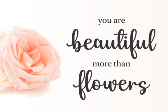 Simple Melisha Font PNG with transparent background - Preview 3