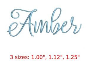 Amber Embroidery Font · Creative Fabrica